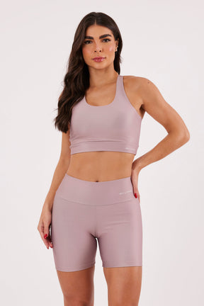 Top Nadador Liso Rosê