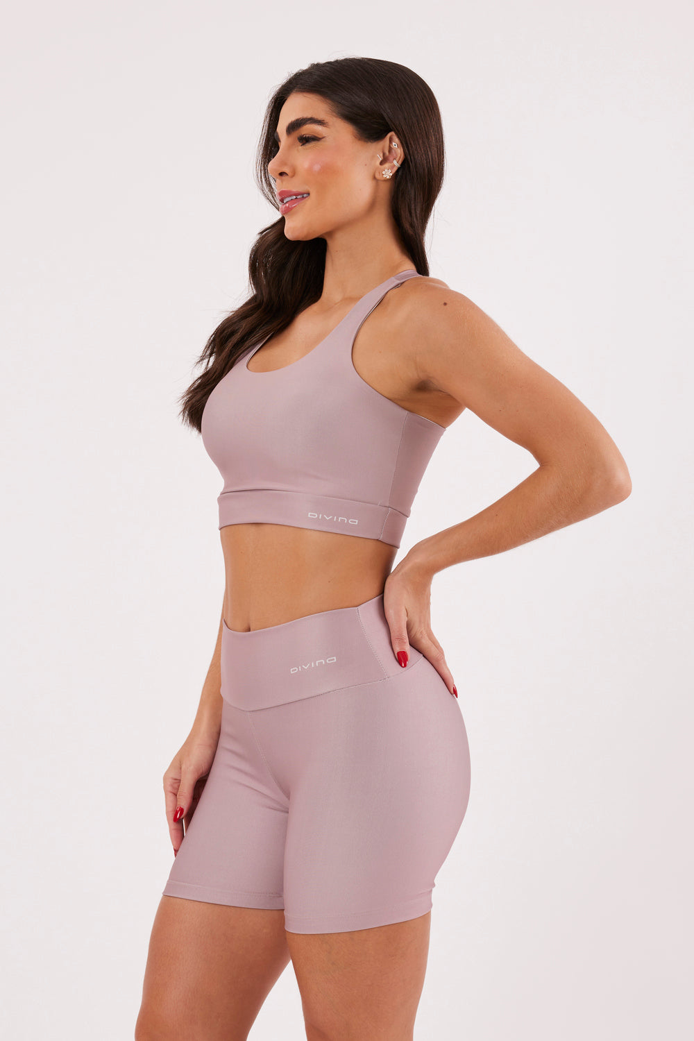 Top Nadador Liso Rosê