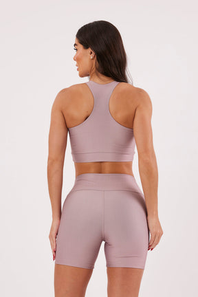 Top Nadador Liso Rosê