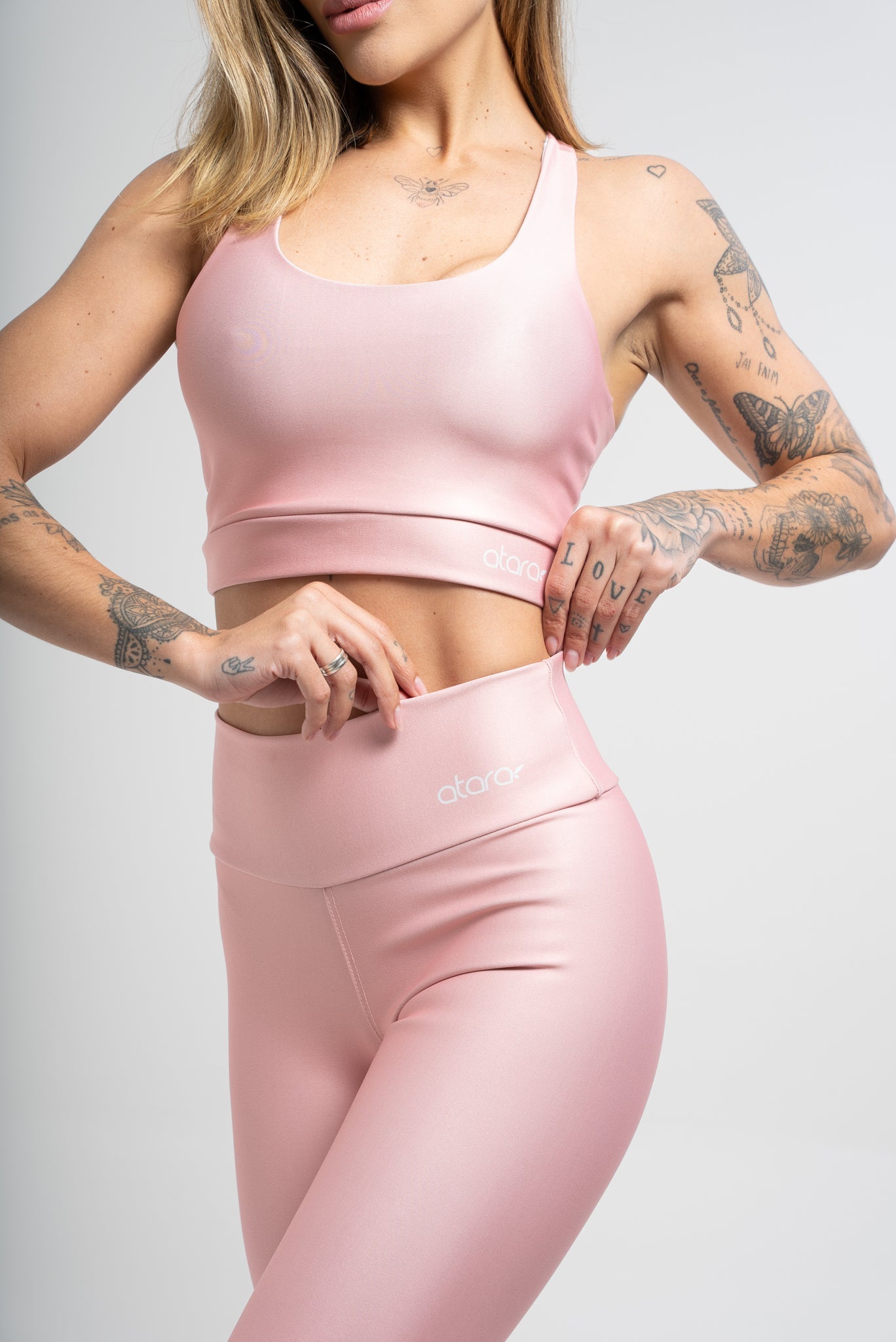 Top Nadador Liso Salmão