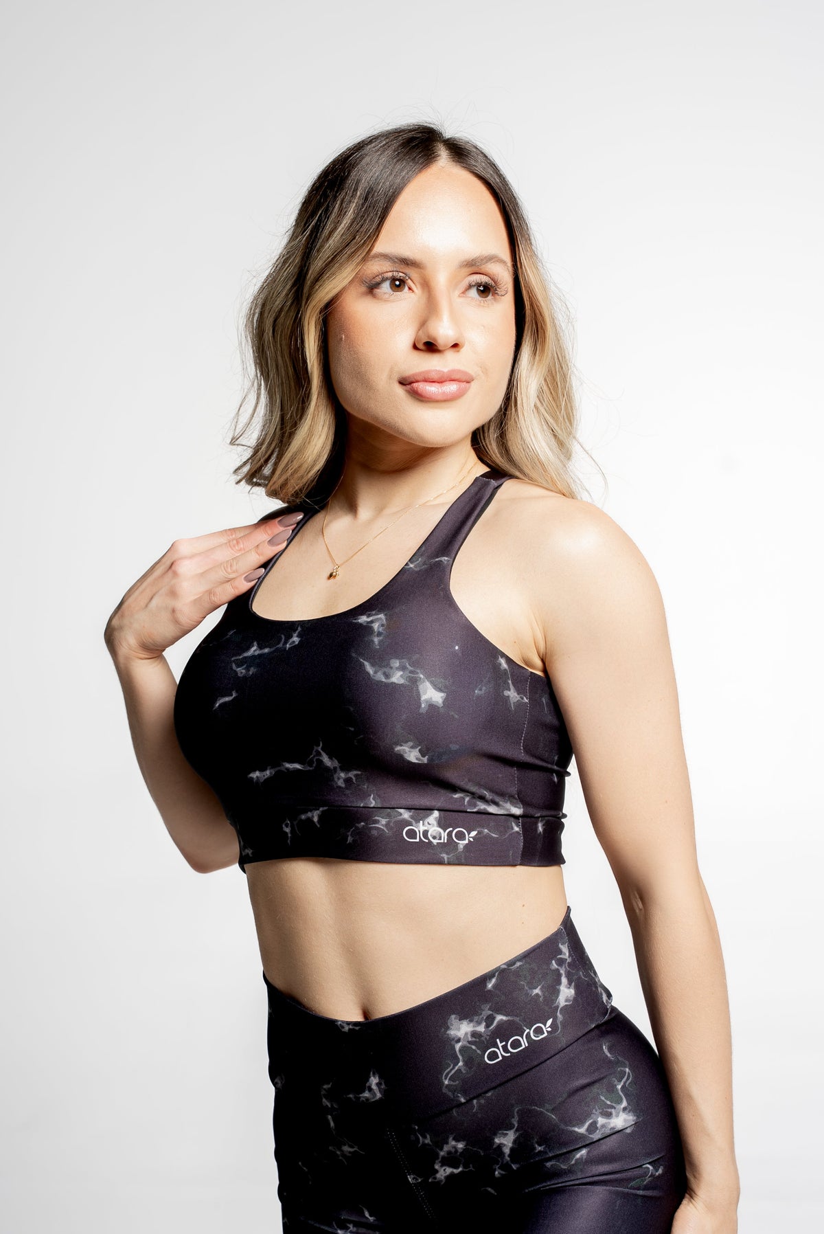 Top Nadador Mármore Preto