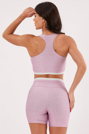 Top Nadador Melange Rosê