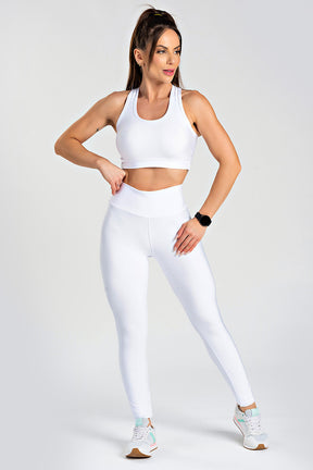 Top Nadador Básico Liso Branco