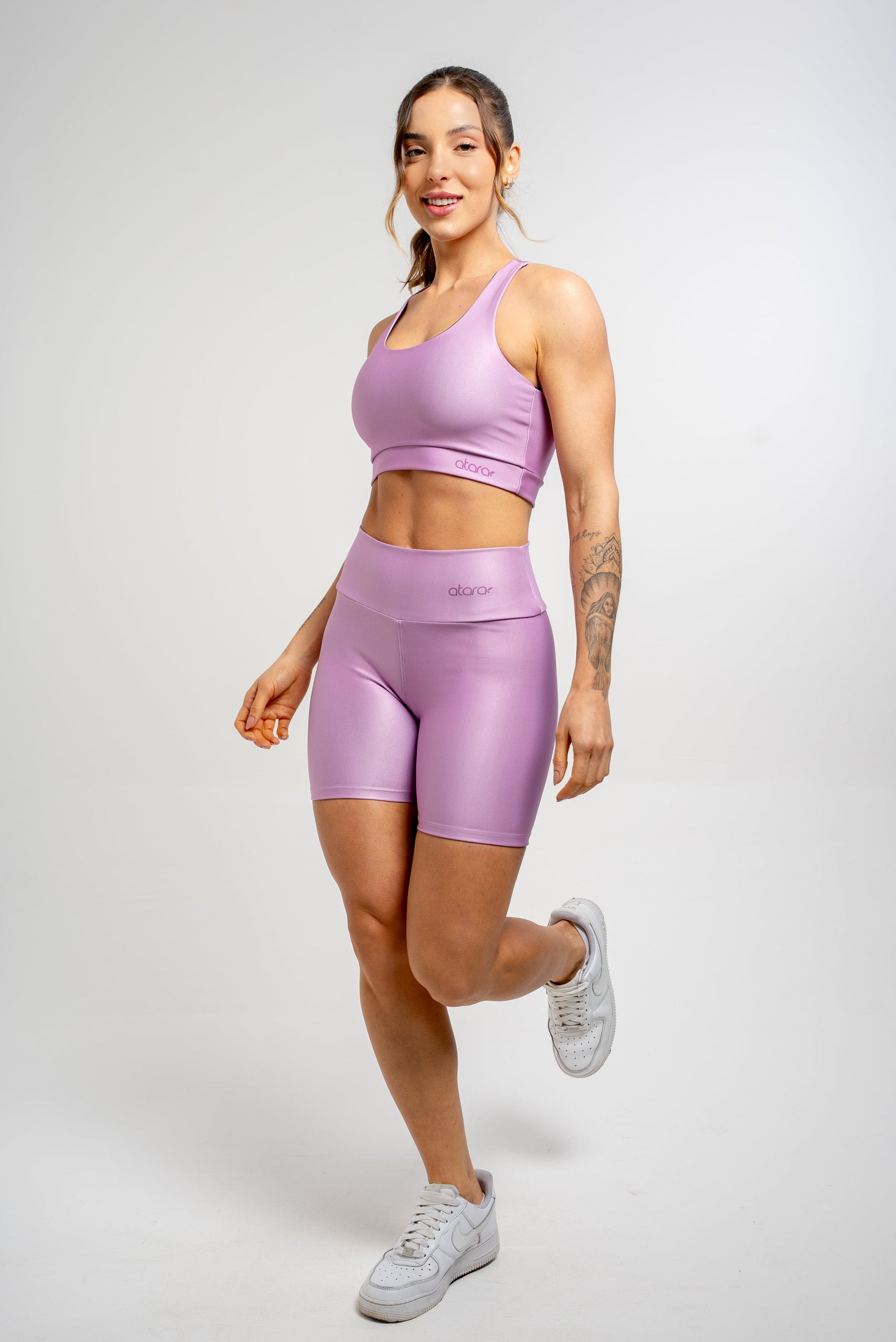Top Nadador Básico Liso lilás