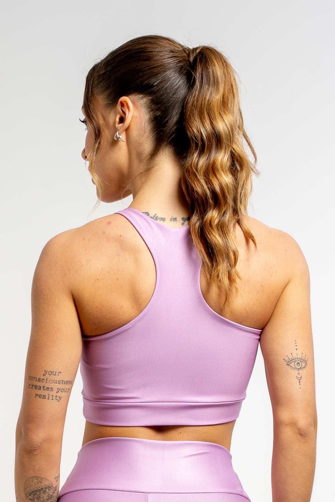 Top Nadador Básico Liso lilás