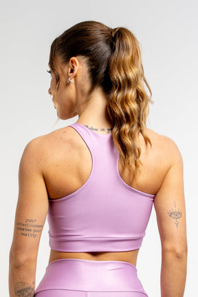 Top Nadador Básico Liso lilás