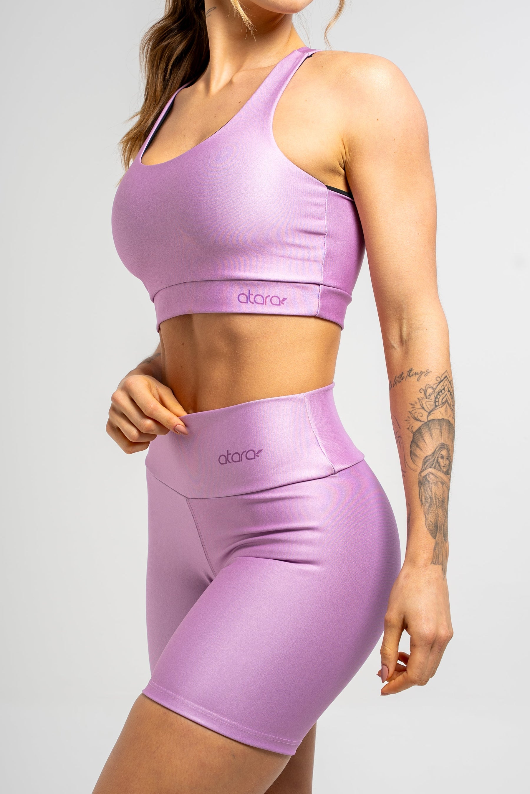 Top Nadador Básico Liso lilás