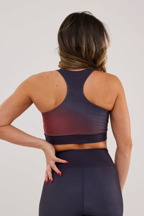 Top Nadador Gradient Black and Red