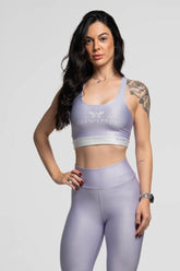 Top Nadador Losango Lilás