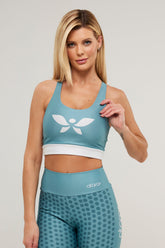 Top Nadador Poá Verde Escuro