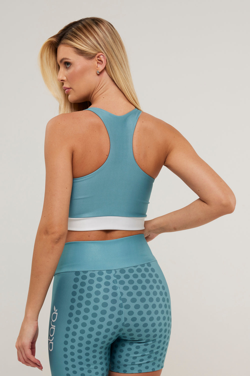 Top Nadador Poá Verde Escuro