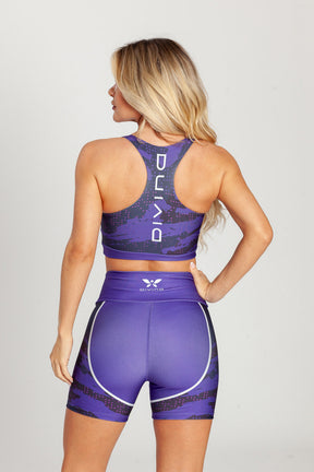 Top Nadador Rajado Roxo